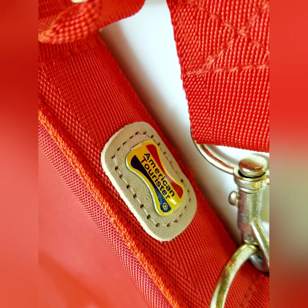 Vintage American Tourister Escort Rare Red Portfolio Business Bag